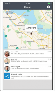 Konum app