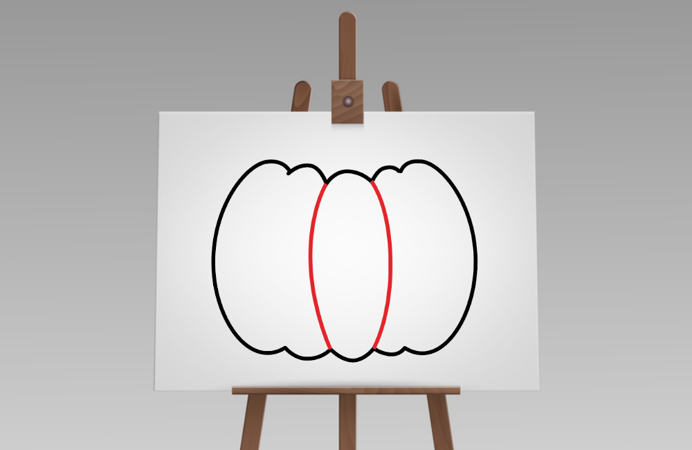 how to draw a scary pumpkin