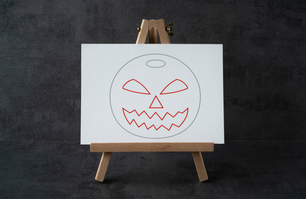 pumpkin drawings easy
