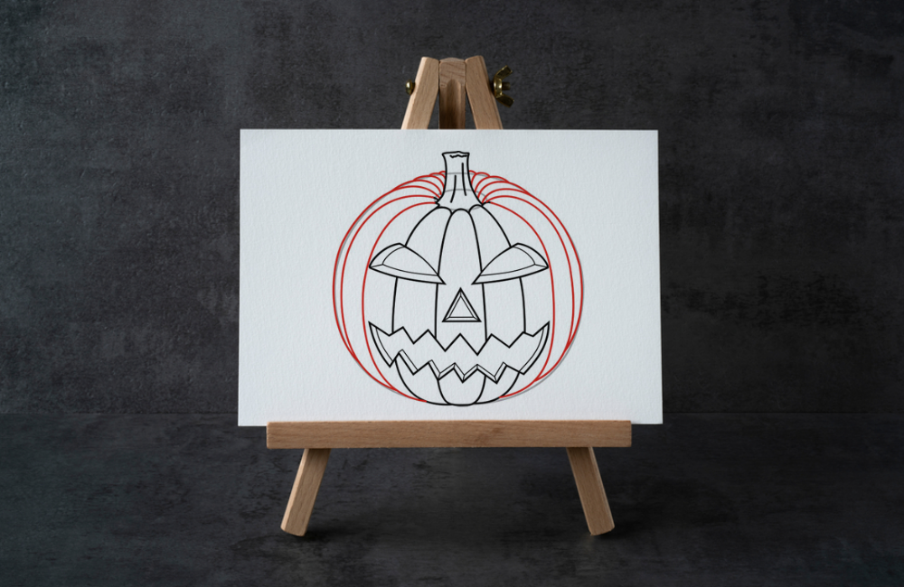 what to draw on a pumpkin