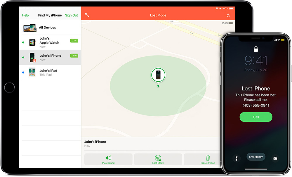 find lost phone application