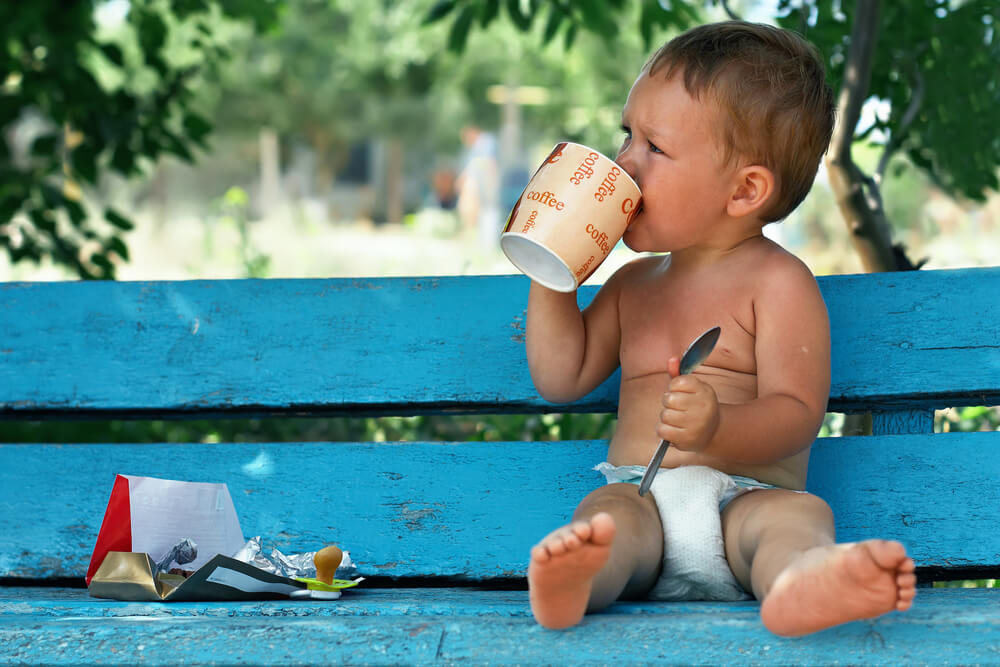 can kids drink coffee