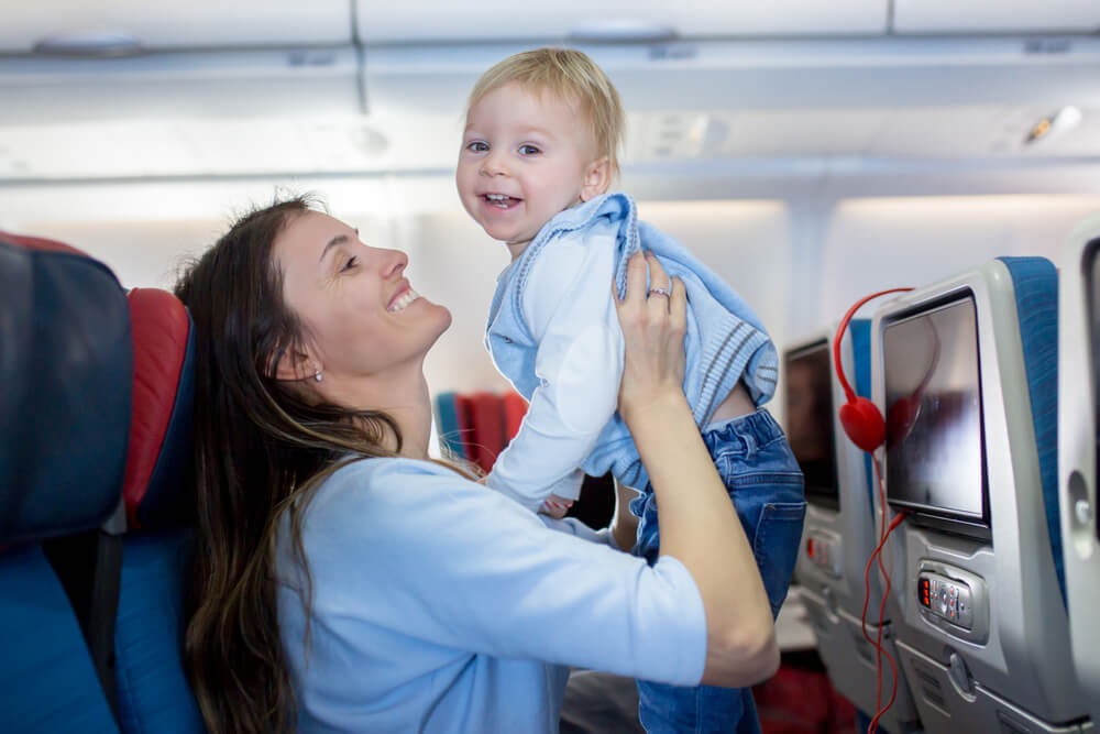 flying with kids
