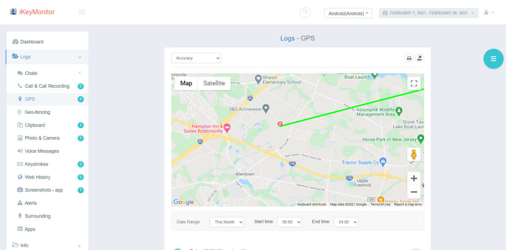 hidden parental control app for android