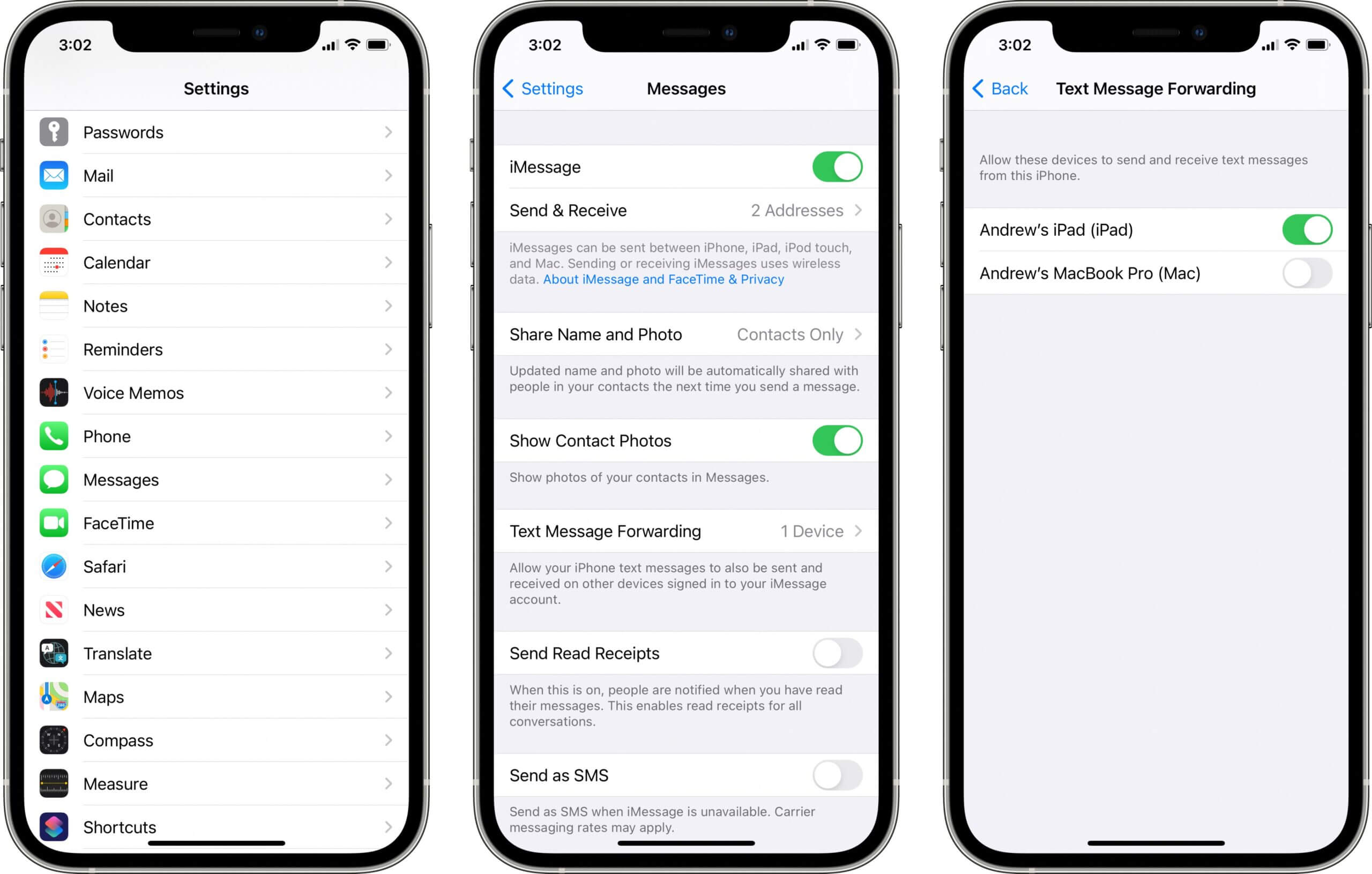 how to get text messages from another phone sent to mine?