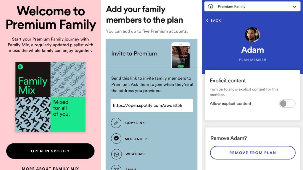 spotify kids account