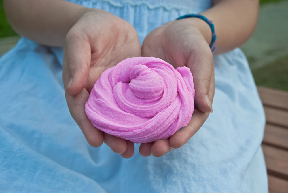 getting slime out of clothes