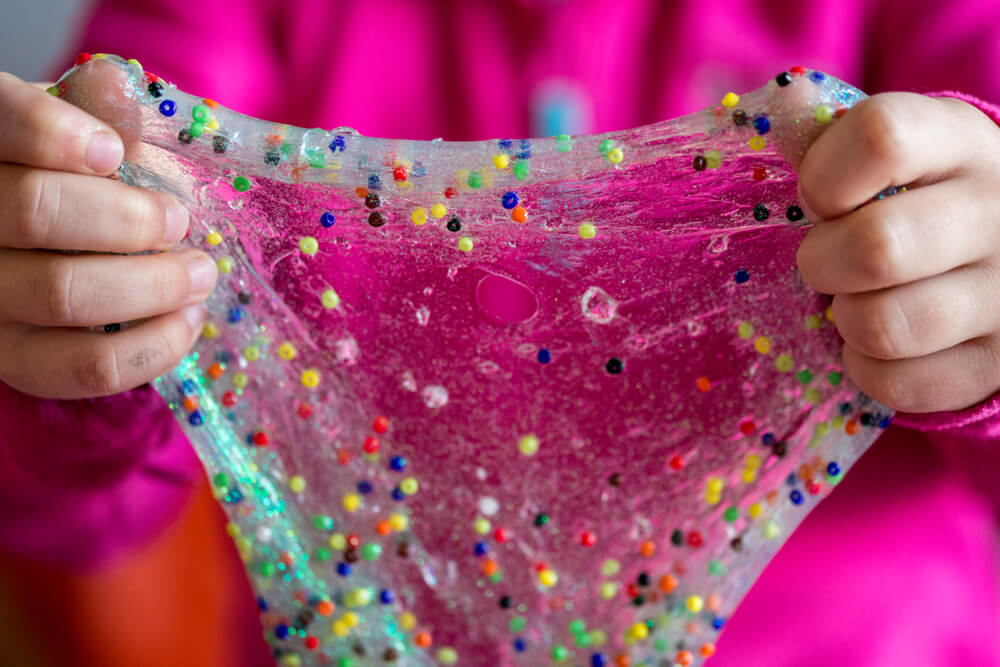 remove slime from clothes