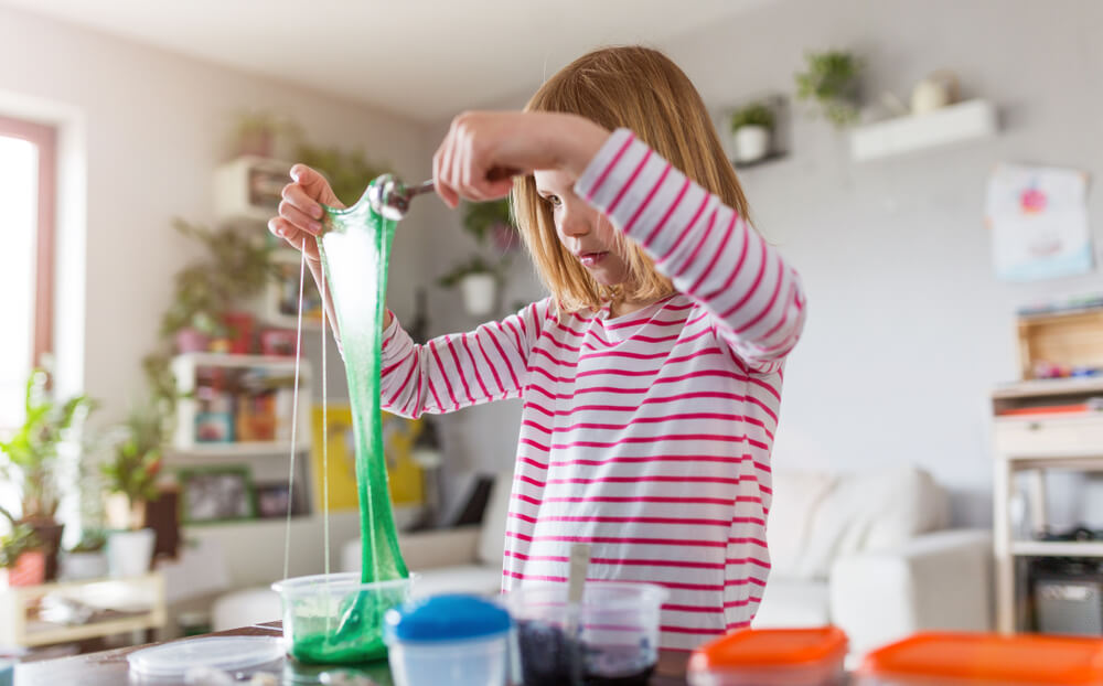 how to remove slime from clothes