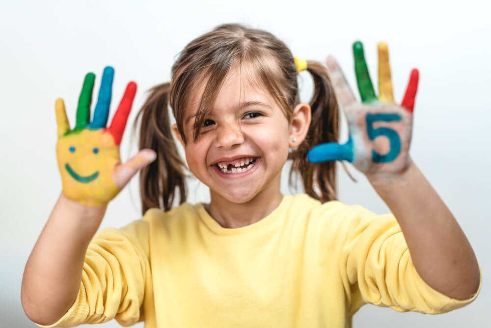 finger painting for preschoolers