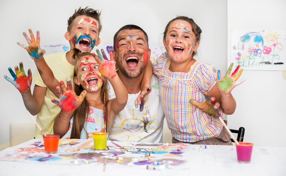 finger painting for kids