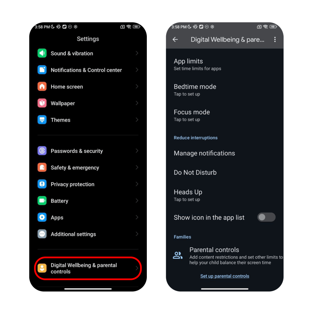 samsung galaxy parental controls