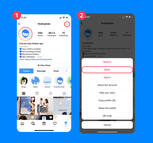 how to turn off parental controls on instagram