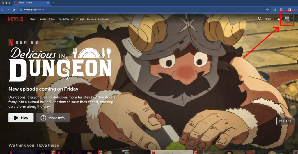 netflix kids profile
