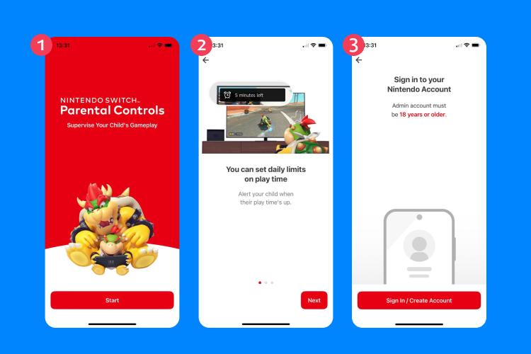 switch parental controls