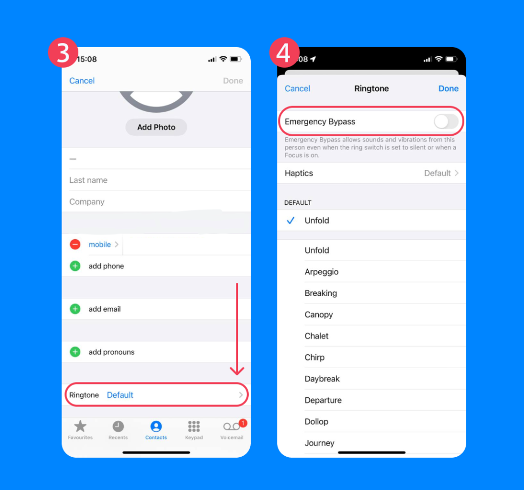 how to alert someone's iphone on silent