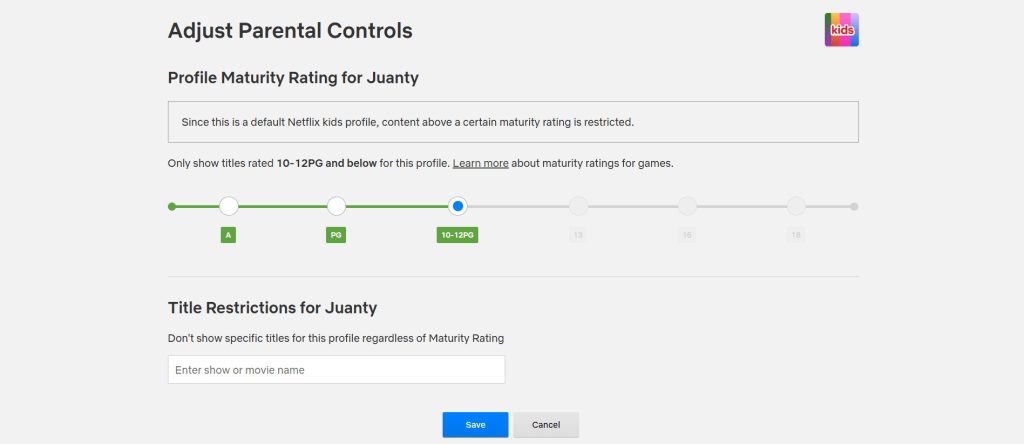 how to turn off parental controls on netflix