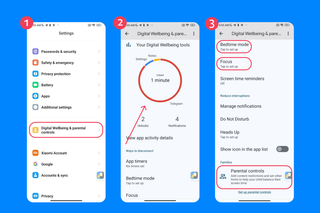 control parental android
