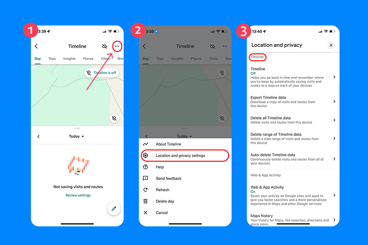 google tracking history