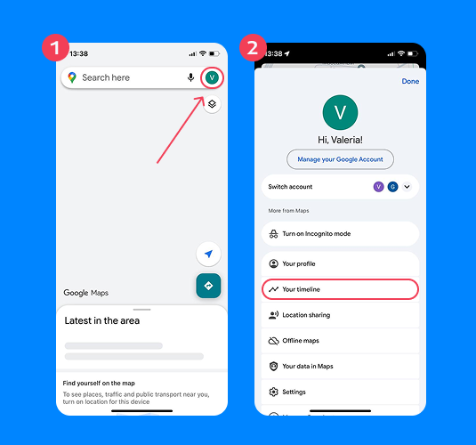 how to check location history