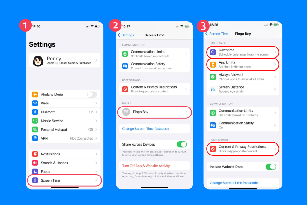 how to turn off parental controls on iphone