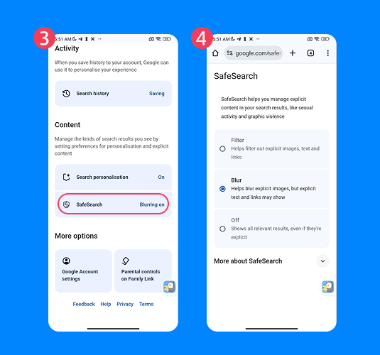 parental control on android