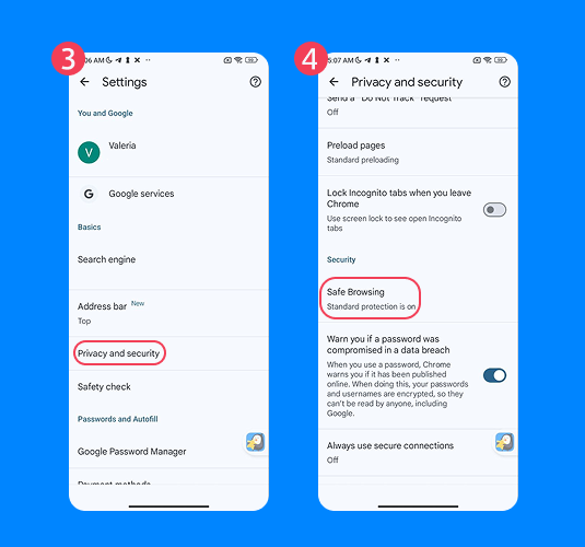 controls parental android