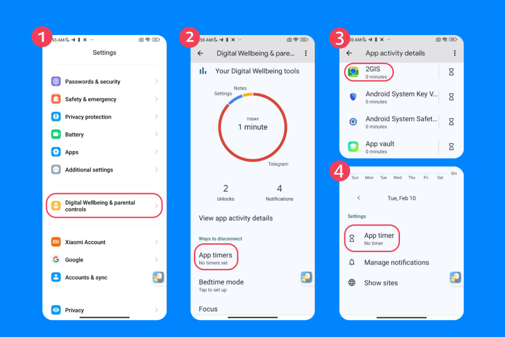 parental controls on tablet