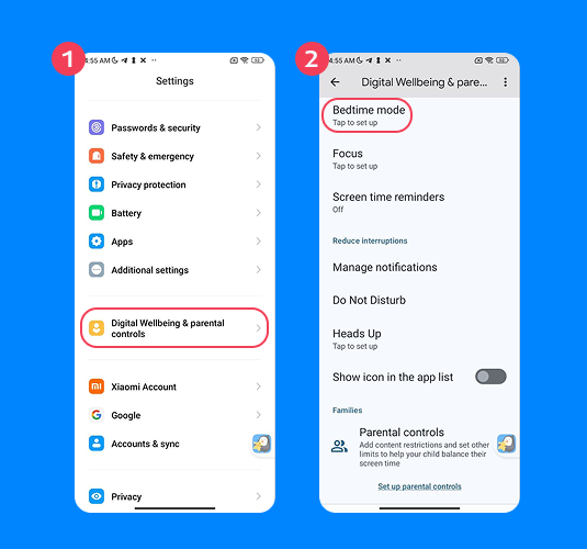 parental controls for android