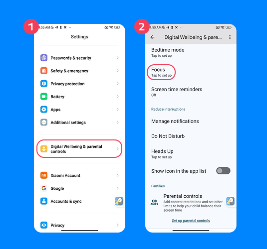 android parental controls