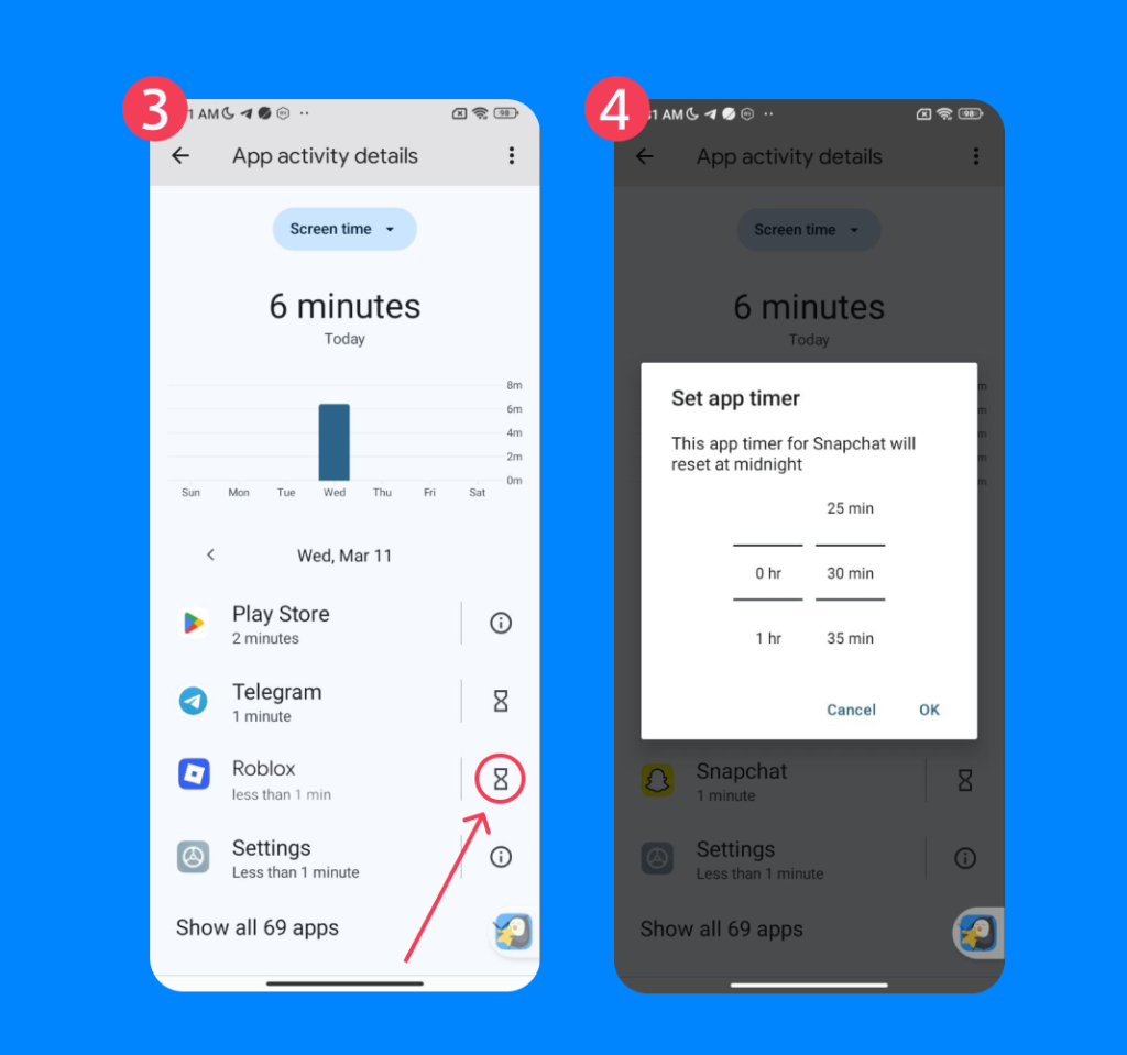 how to block roblox on android