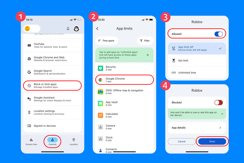 uninstall chrome android