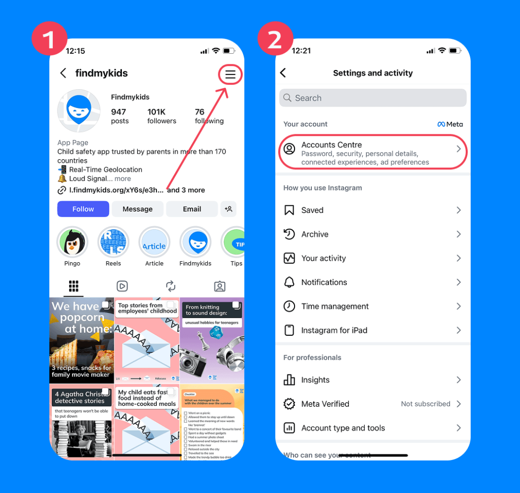 recover instagram account without email and password
