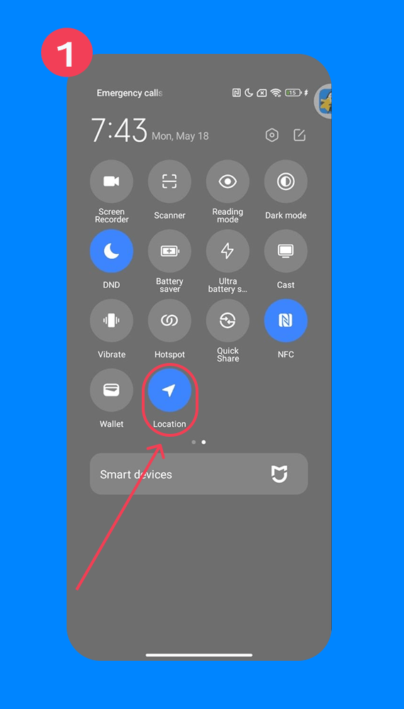 turn off location on android
