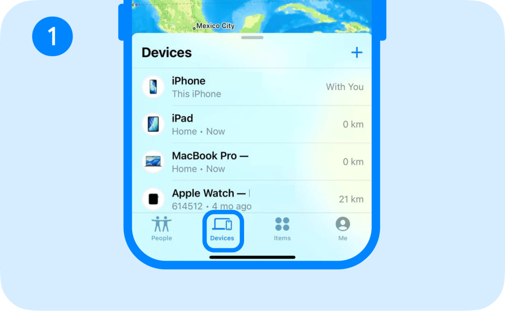 how to play sound with Find My app