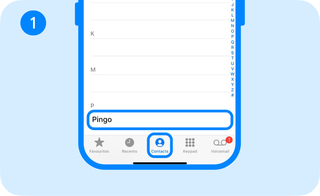 how to alert someone's iphone, step 1