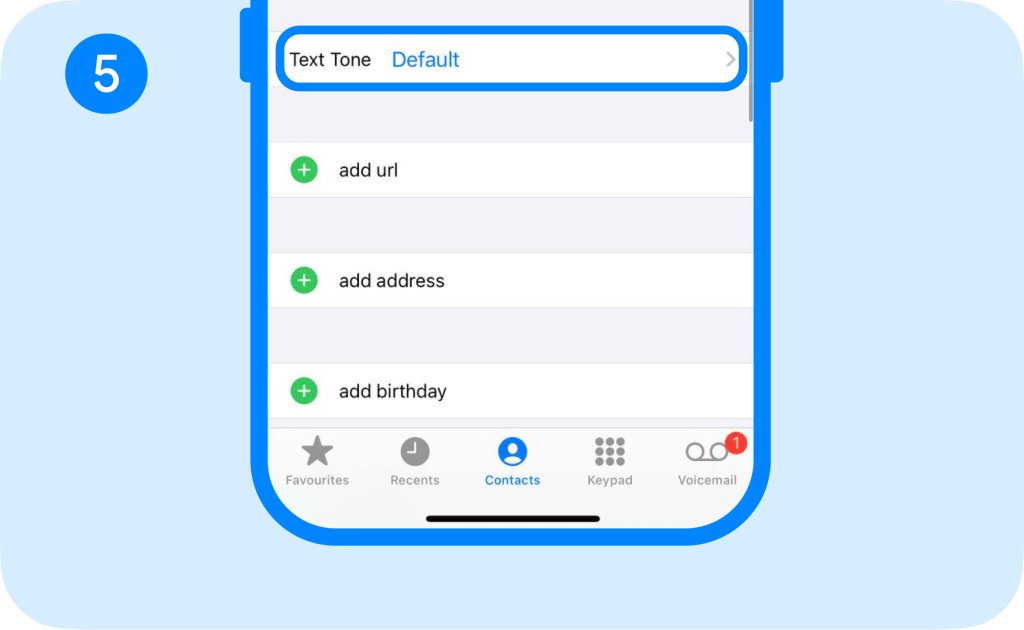 how to send an alert to someone's phone, step 5