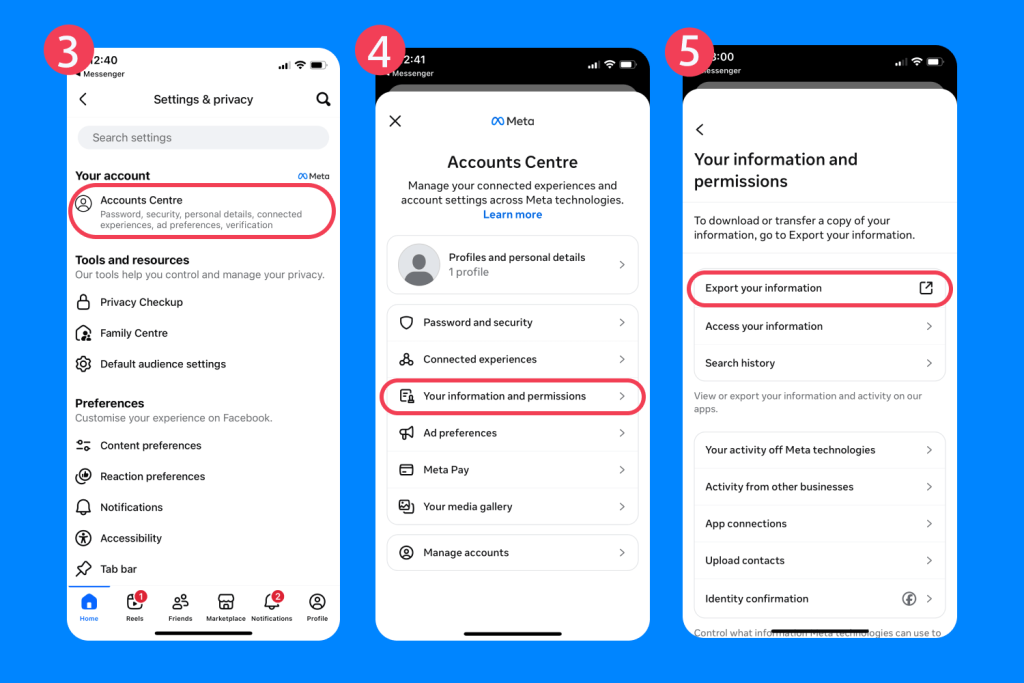 can you see recently deleted messages on messenger
