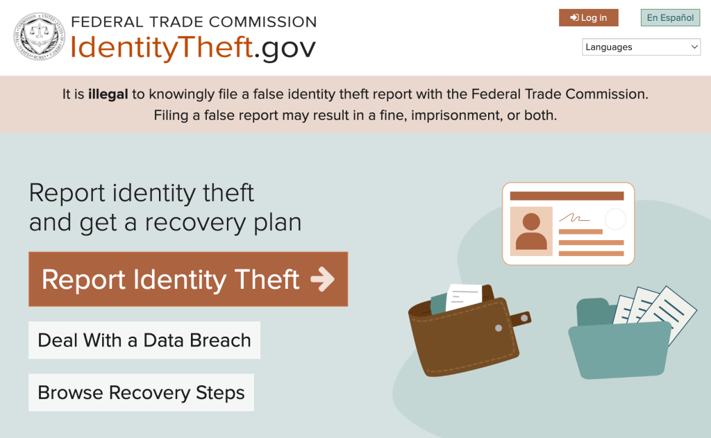 child identity theft description