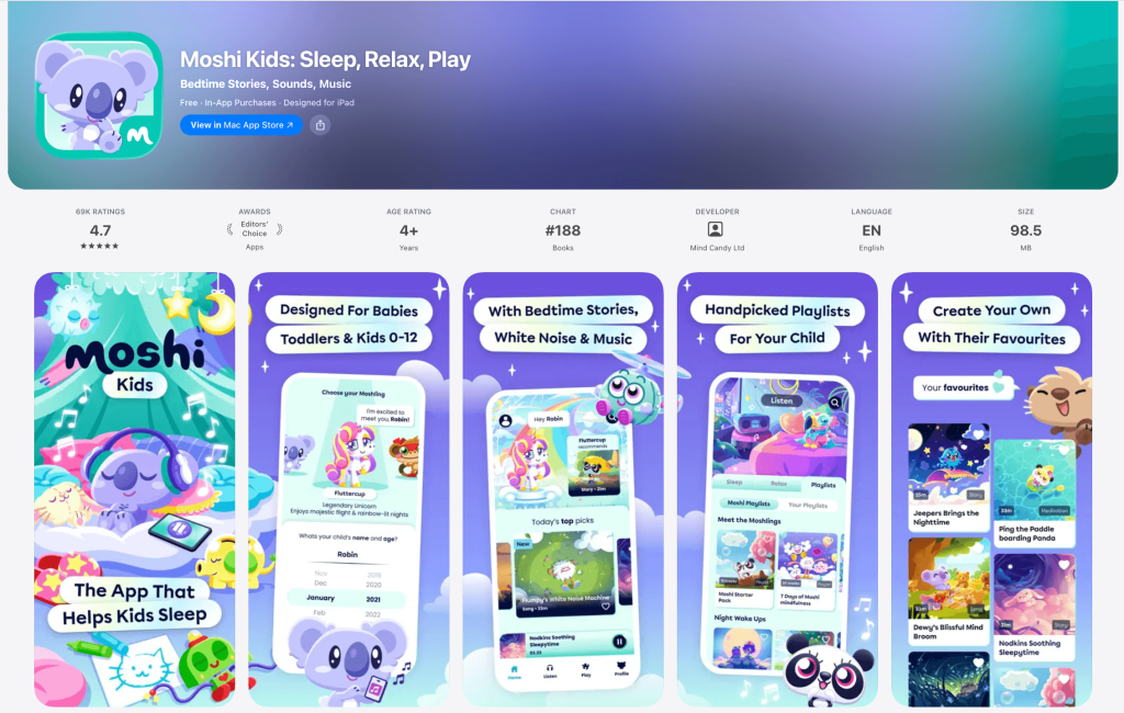 calming apps for kids