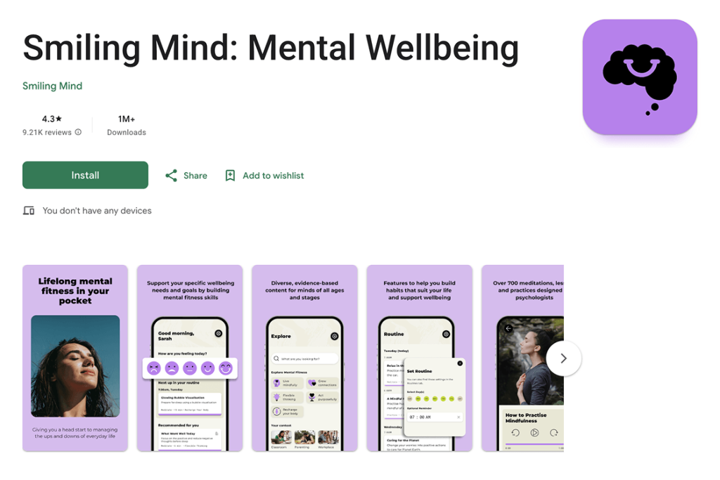 mindfulness apps for kids