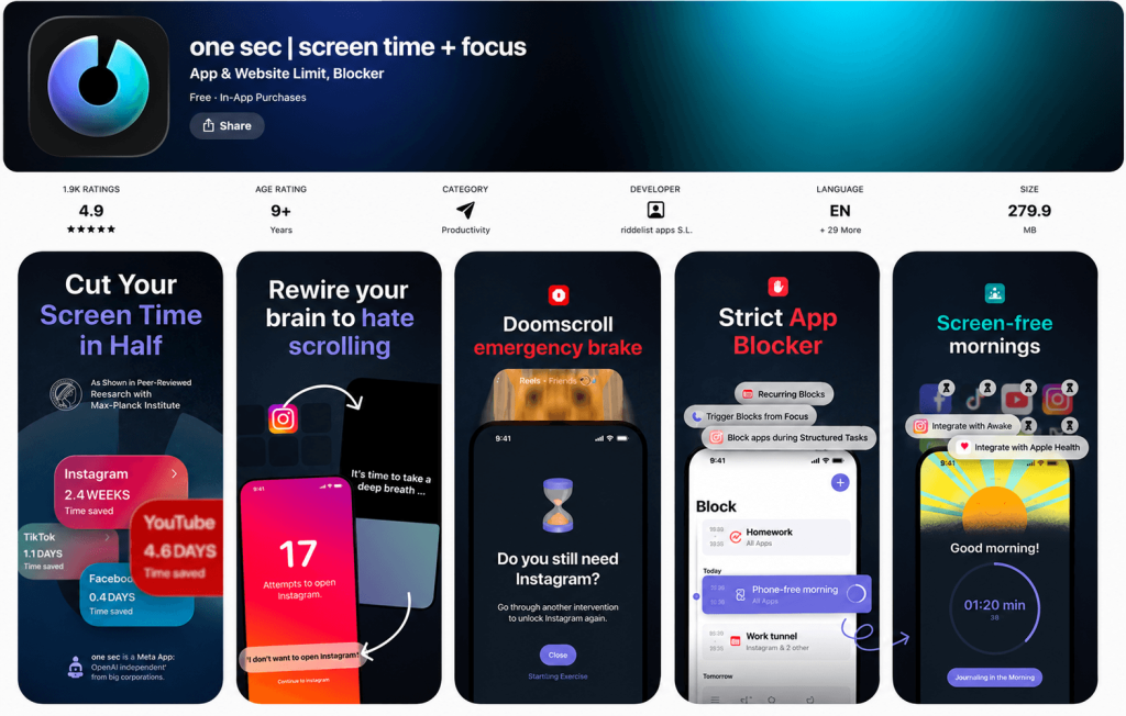 best free app blocker iphone