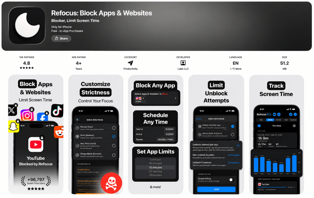 block apps