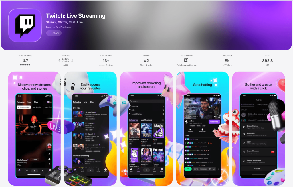 is there porn on twitch